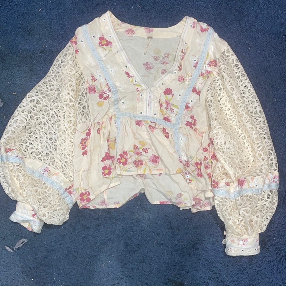 Gorgeous free people boho shirt
